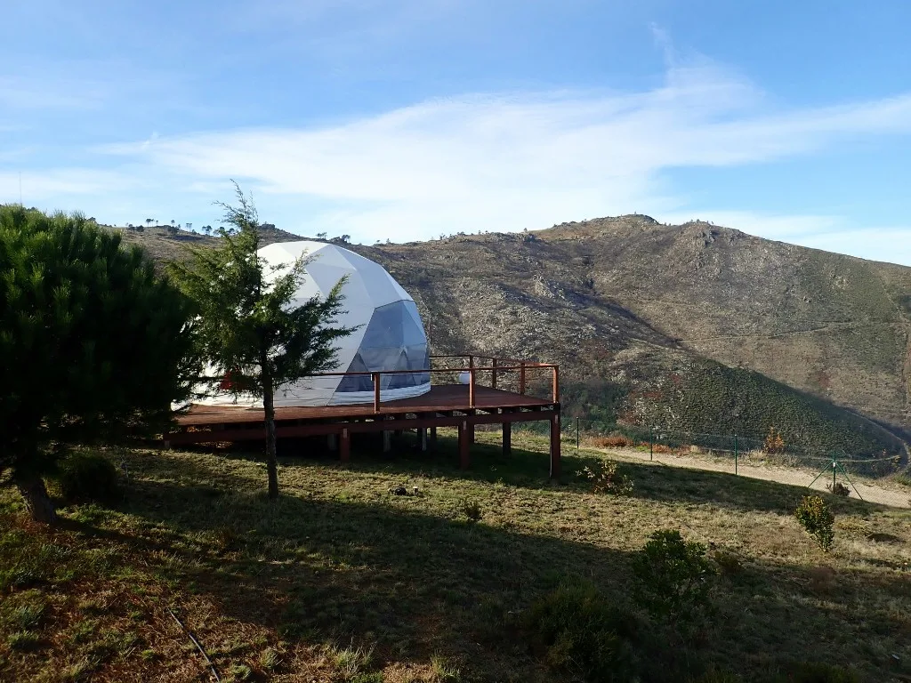Appraisals Complete Guide — white geodesic glamping dome on a deck overlooking mountains